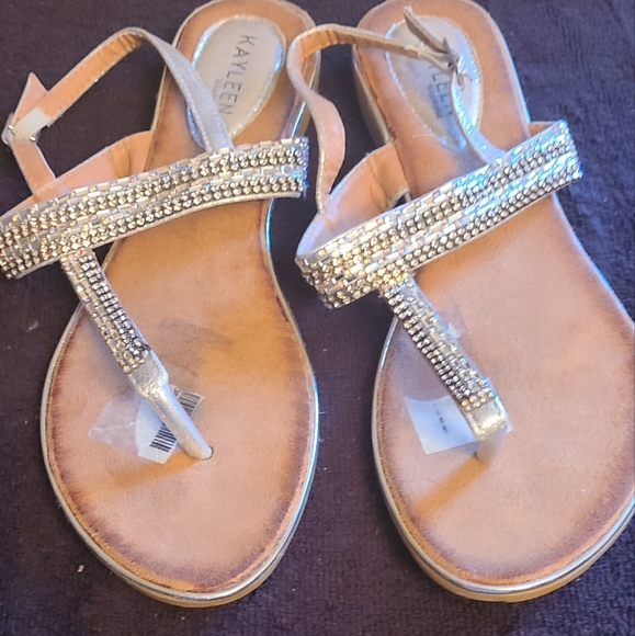 Rhinestone Sandals - Picture 1 of 6
